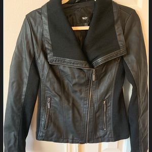 Mossimo Faux Leather Jacket Sz S